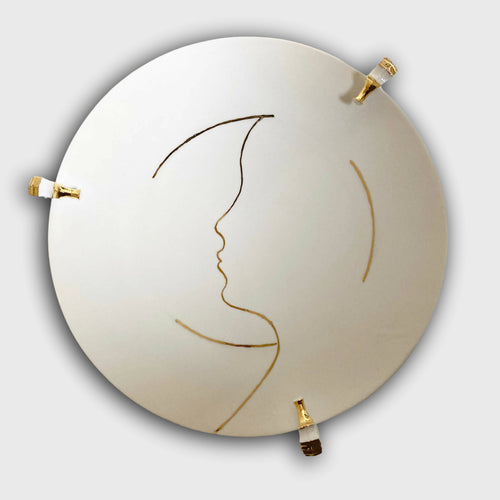 Grande Coupe Hippocampe avec visage | EMPREINTES Paris - EMPREINTES Paris