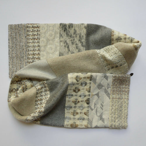 Écharpe hivernale - gris écru | EMPREINTES Paris - EMPREINTES Paris