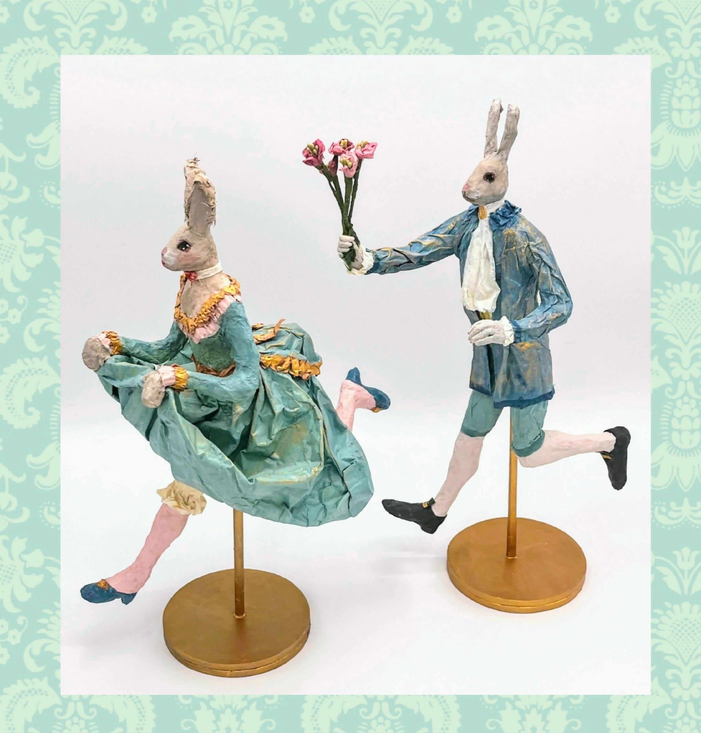 Sculpture lapine amoureuse | EMPREINTES Paris