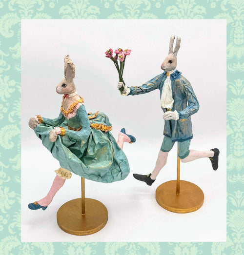 Sculpture lapine amoureuse | EMPREINTES Paris - EMPREINTES Paris