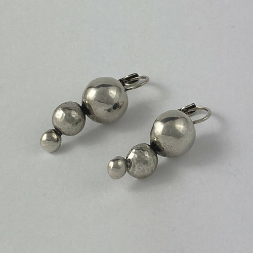 Boucles d’oreilles en étain Argenté 28 | EMPREINTES Paris - EMPREINTES Paris