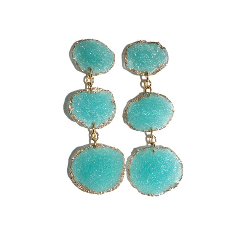 Boucles d'oreilles Sable lagon | EMPREINTES Paris - EMPREINTES Paris