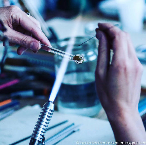 Boucles d'oreilles perles de pluie transparentes | EMPREINTES Paris - EMPREINTES Paris