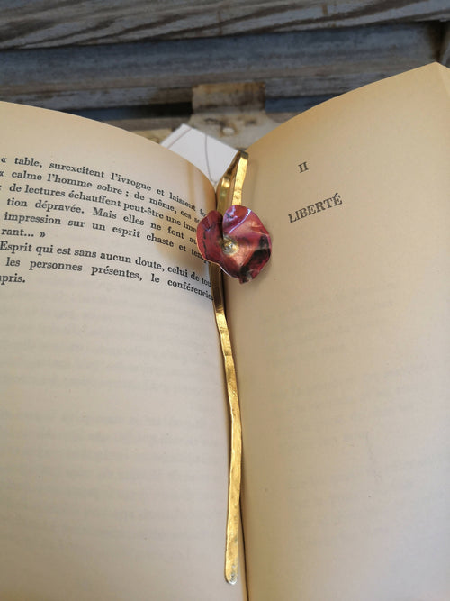 Marque- page Coquelicot | EMPREINTES Paris - EMPREINTES Paris