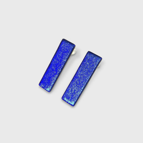 Boucles d'oreilles DISCO Iris bleu roi | EMPREINTES Paris - EMPREINTES Paris