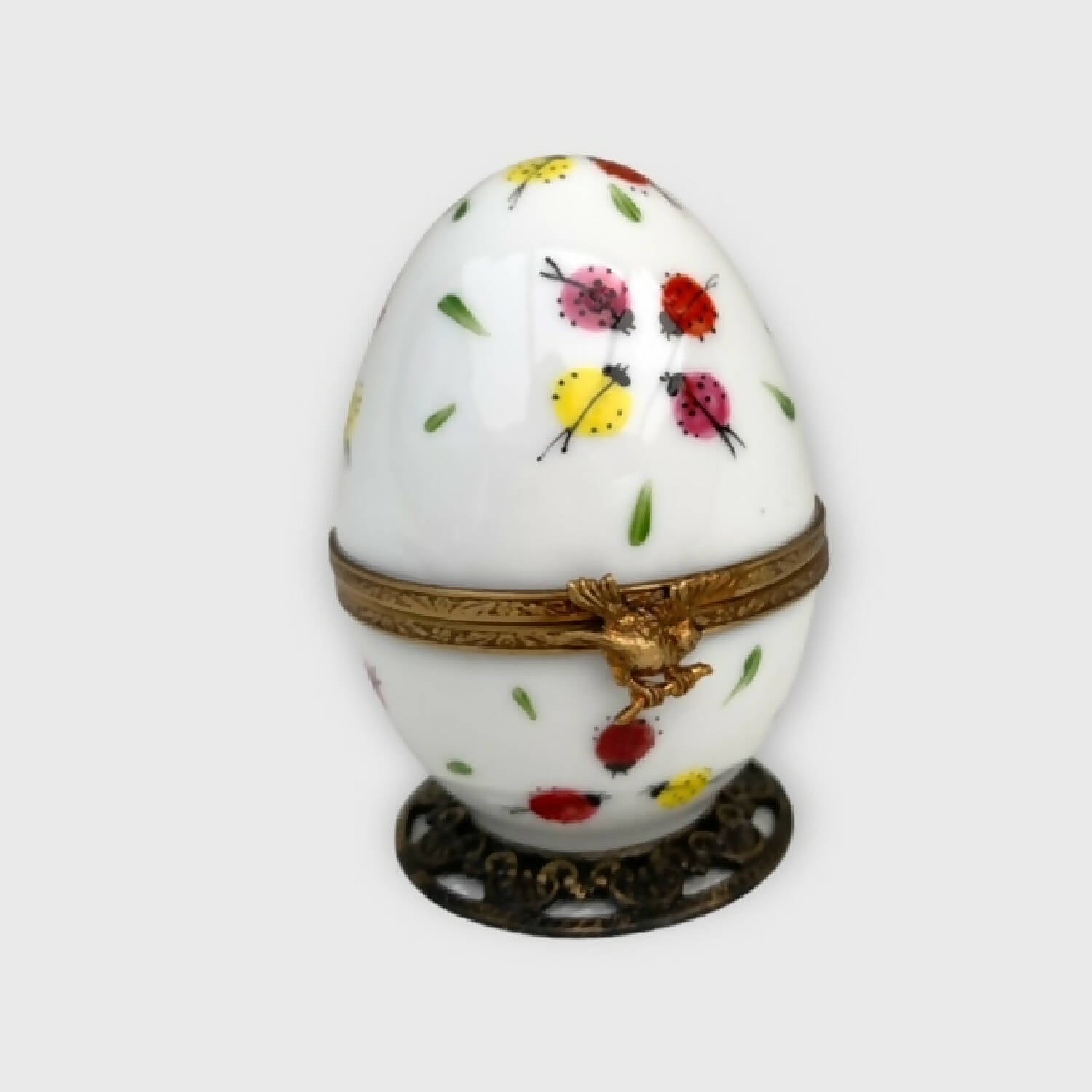 Oeuf musical blanc coccinelles | EMPREINTES Paris