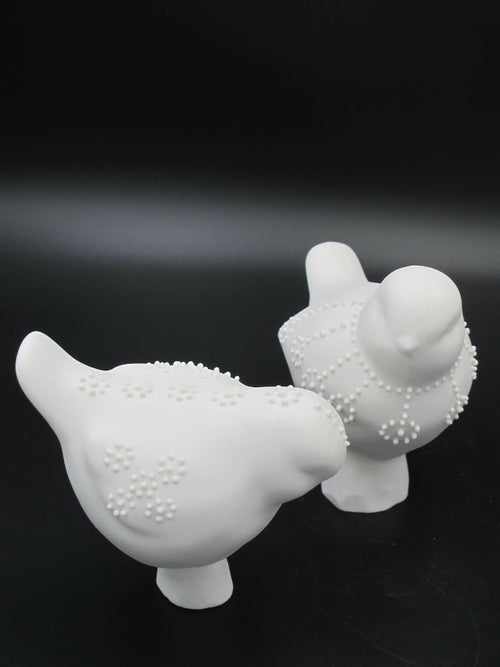Petit oiseau porcelaine, motif picots 5 | EMPREINTES Paris - EMPREINTES Paris