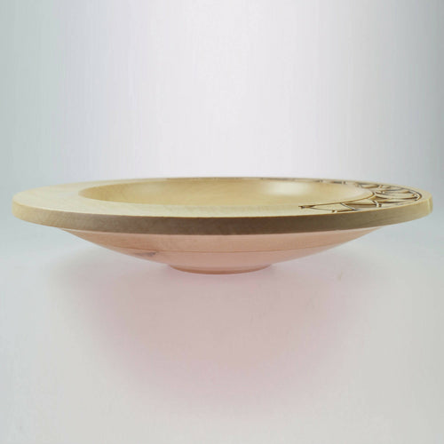 Petit plat en bois d'érable avec gravures géométriques | EMPREINTES Paris - EMPREINTES Paris