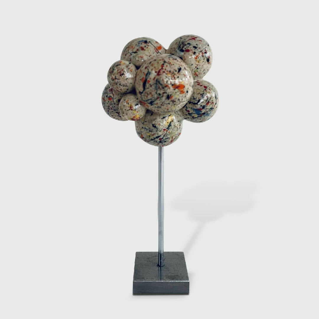 Sculpture sein grés et engobes multicolore | EMPREINTES Paris