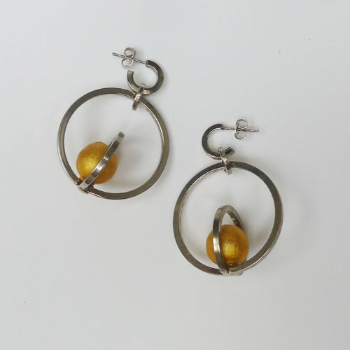 Boucles d'oreilles METROPOLIS M | EMPREINTES Paris - EMPREINTES Paris