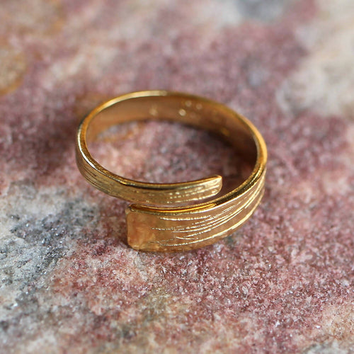 Bague STRIE plaqué or | EMPREINTES Paris - EMPREINTES Paris