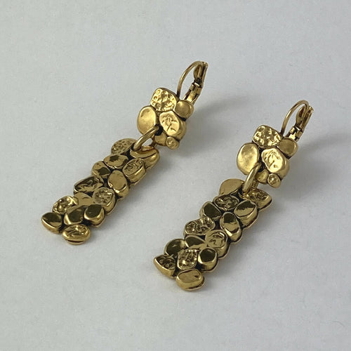 Boucles d’oreilles en étain Doré 13 | EMPREINTES Paris - EMPREINTES Paris