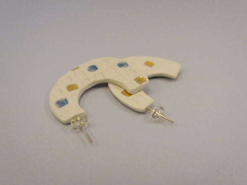 Créoles collection Pixels | EMPREINTES Paris - EMPREINTES Paris