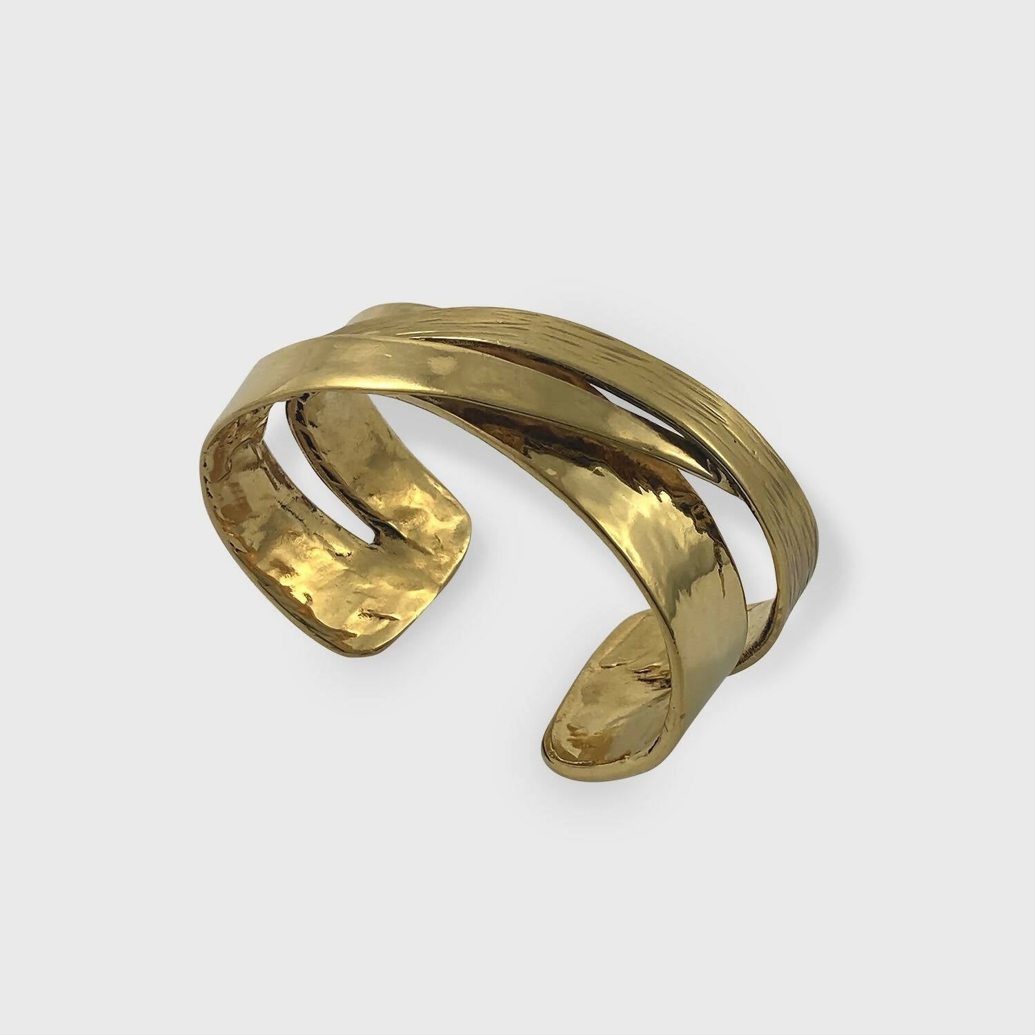 Bracelet en étain doré 5 | EMPREINTES Paris