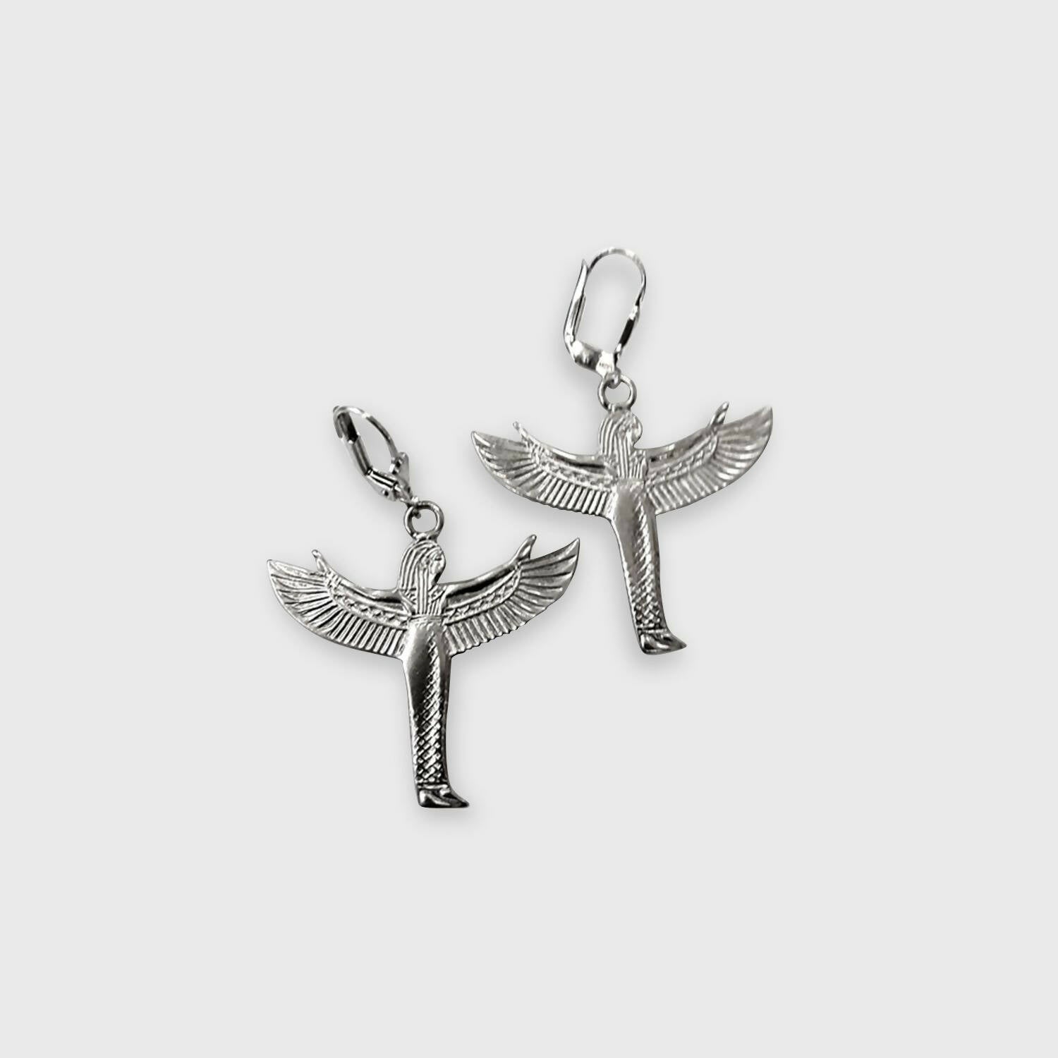 Boucles d’oreilles Isis – L’envol argent | EMPREINTES Paris