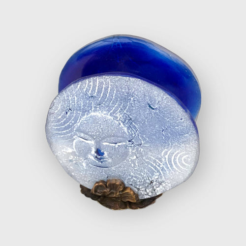 Porte-cartes visage bleu | EMPREINTES Paris - EMPREINTES Paris