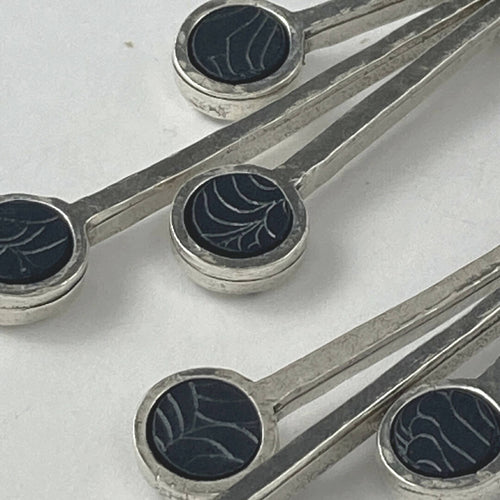 Boucles d’oreilles en étain Argenté 23 | EMPREINTES Paris - EMPREINTES Paris