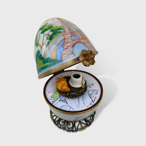 Oeuf musical Eiffel café croissant | EMPREINTES Paris - EMPREINTES Paris