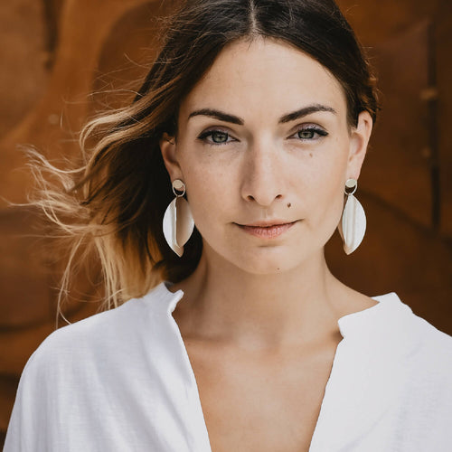 Boucles d'oreilles mobiles DUNE - Argent | EMPREINTES Paris - EMPREINTES Paris