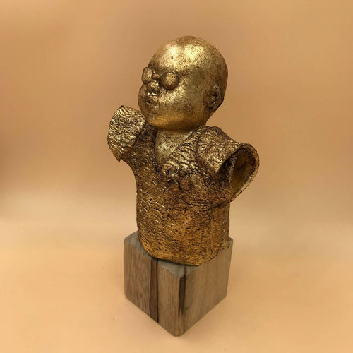 Sculpture APOO doré Bilal | EMPREINTES Paris - EMPREINTES Paris