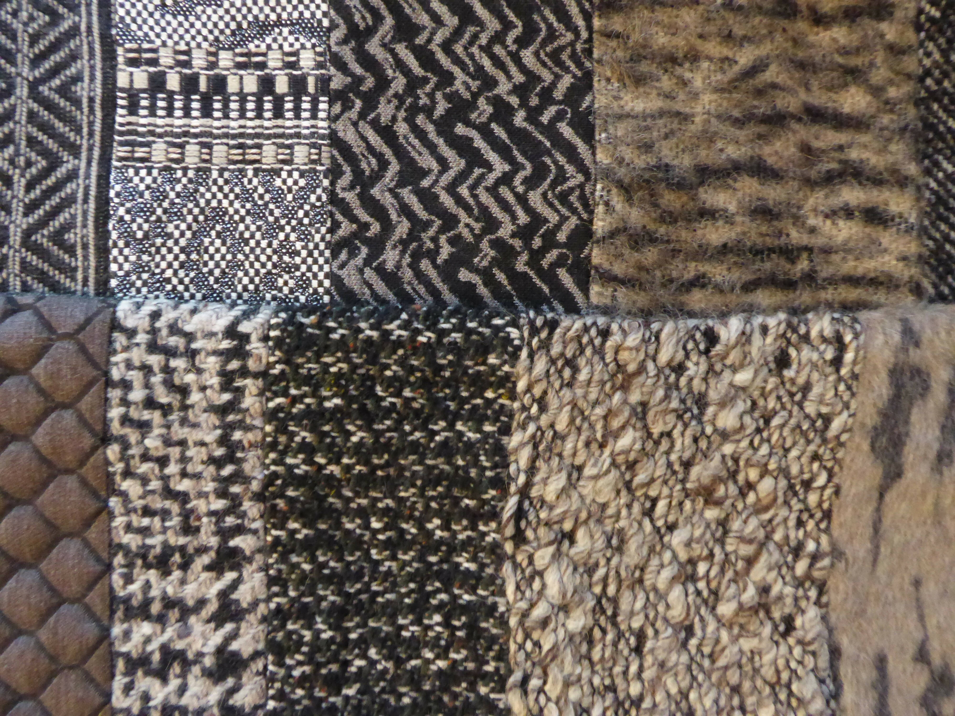 Écharpe hivernale homme-Taupe noir | EMPREINTES Paris