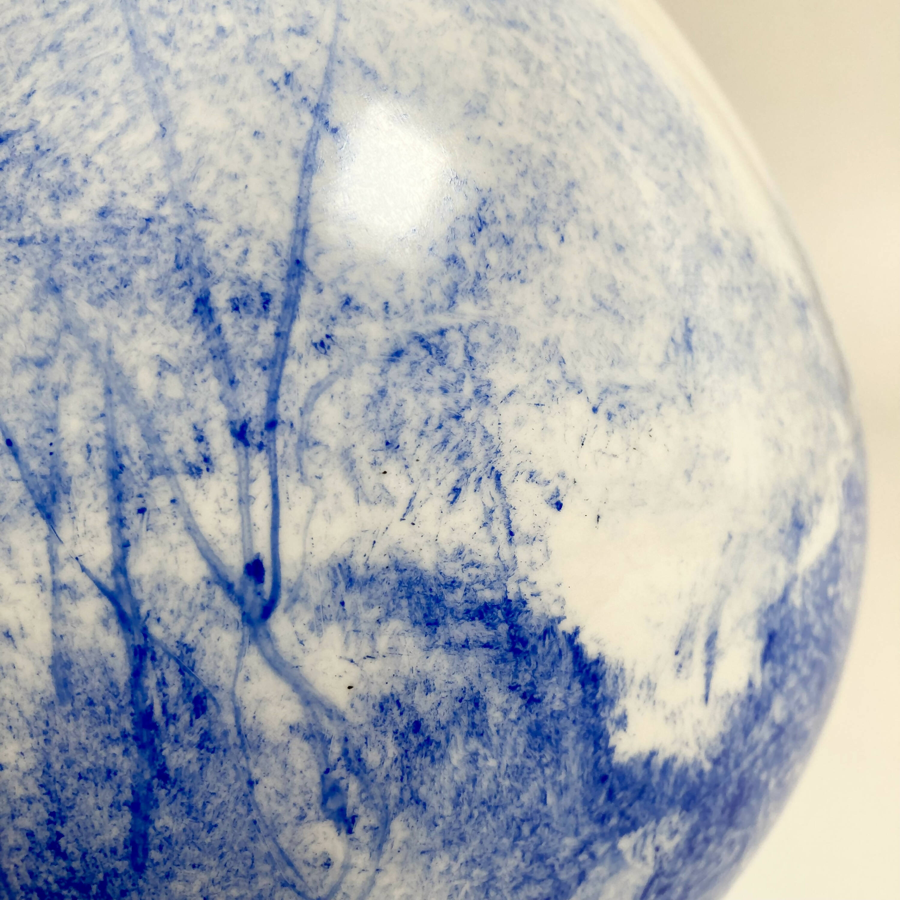 Vase peint Arbres bleu | EMPREINTES Paris | EMPREINTES Paris