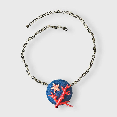 Pendentif Hoedic L bleu | EMPREINTES Paris - EMPREINTES Paris
