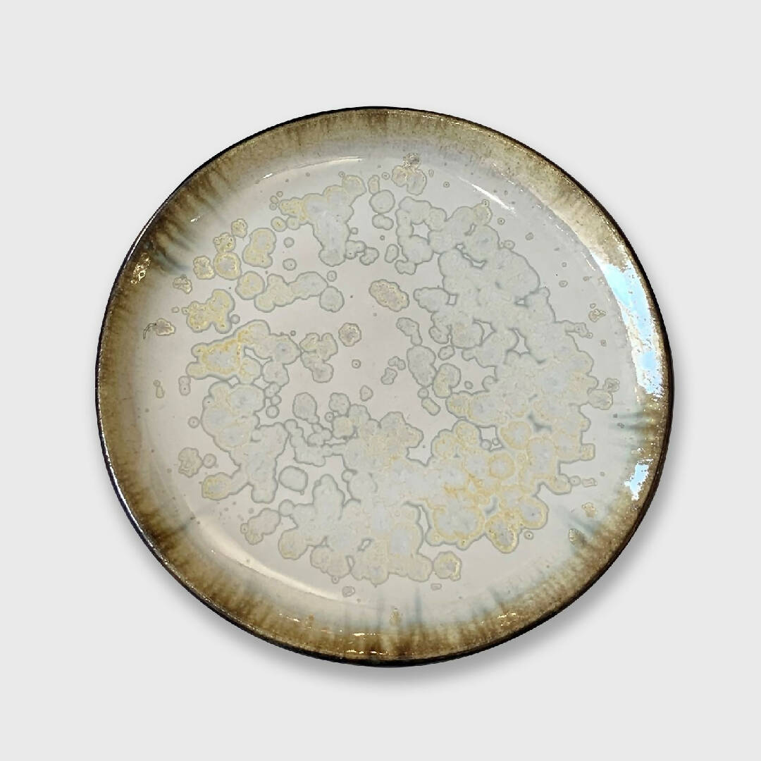 Set de deux petites assiettes plates en grès - Collection Moon | EMPREINTES Paris