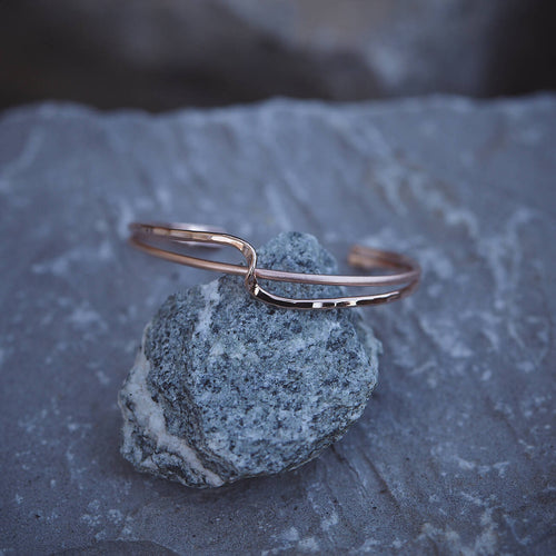 Bracelet plaqué or Double Lien d'Amour | EMPREINTES Paris - EMPREINTES Paris