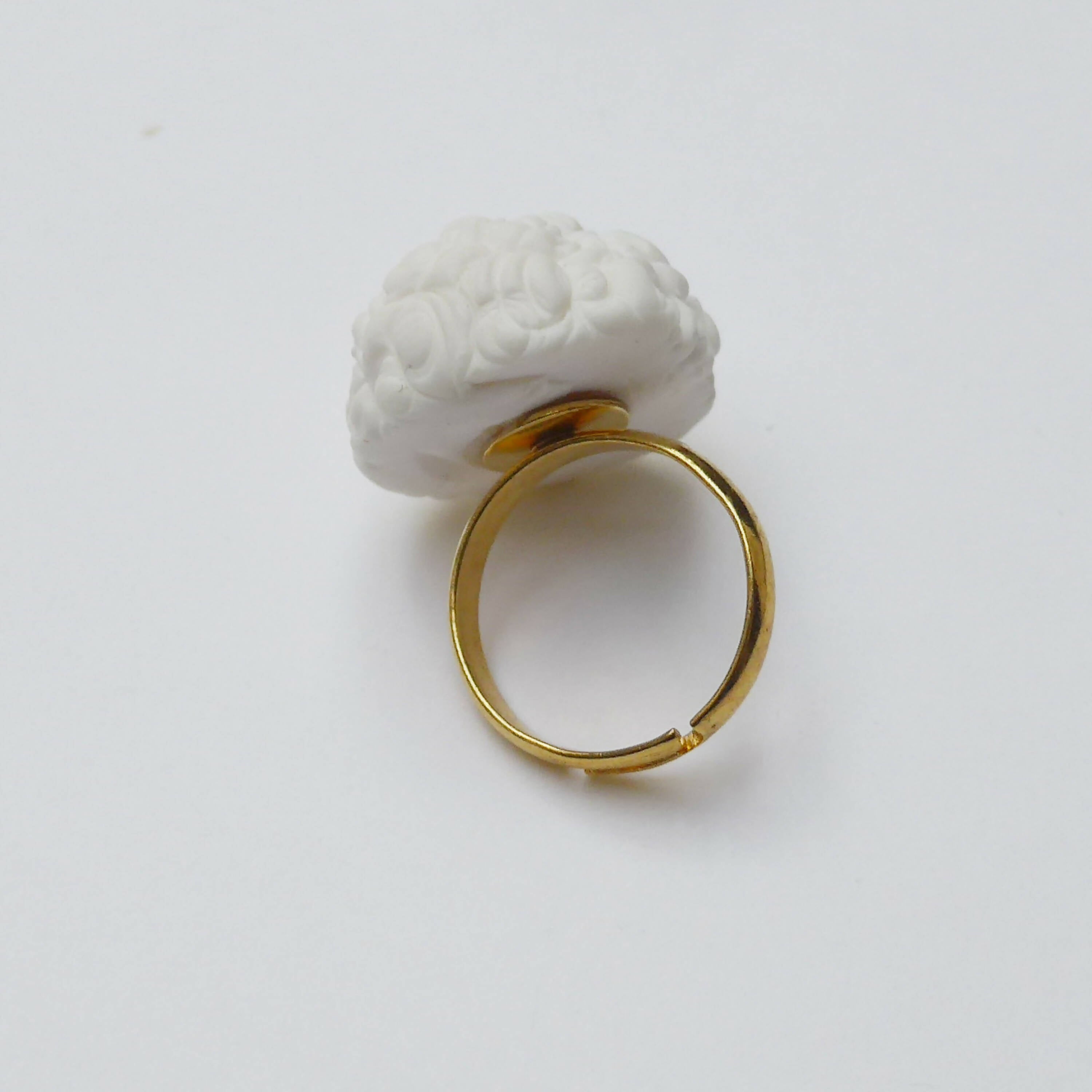 Bague PANNA BOUTON BLANC | EMPREINTES Paris
