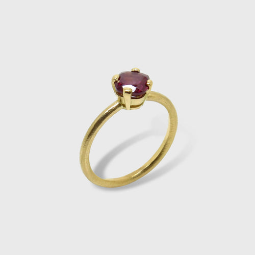 Solitaire coussin Grenat | EMPREINTES Paris - EMPREINTES Paris