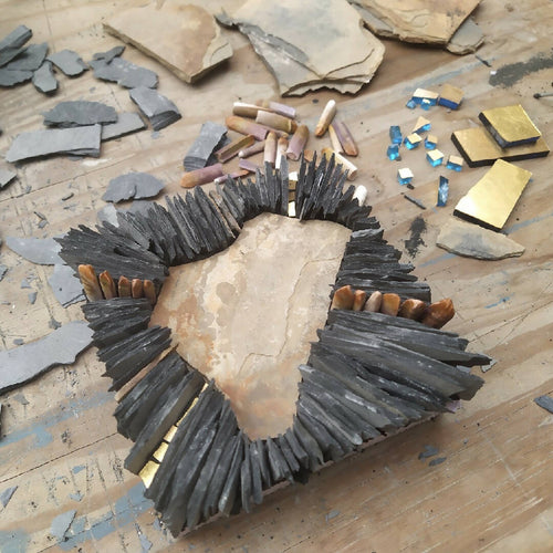 Tableau mosaïque ardoise n°2 | EMPREINTES Paris - EMPREINTES Paris