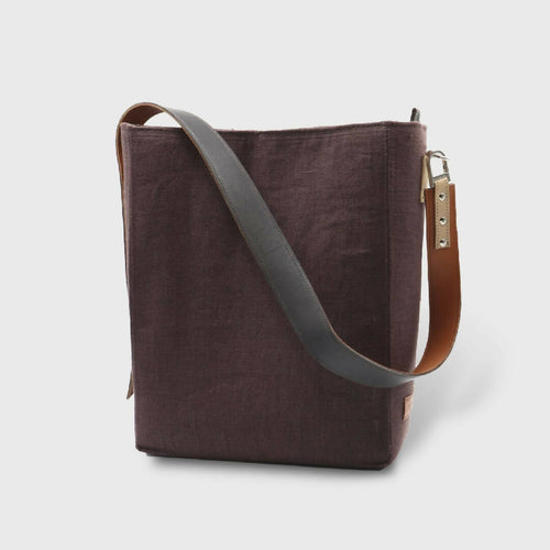 Sac Bandoulière Aubergine | EMPREINTES Paris - EMPREINTES Paris