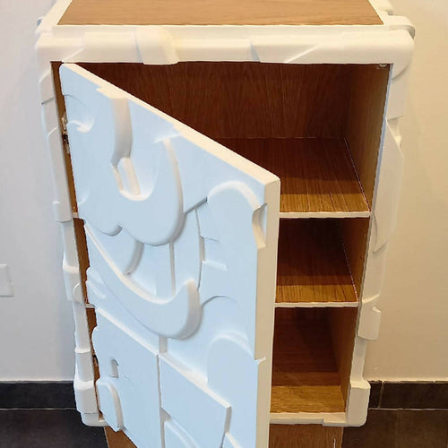 Meuble sculpture sur bois CUBISTE | EMPREINTES Paris - EMPREINTES Paris