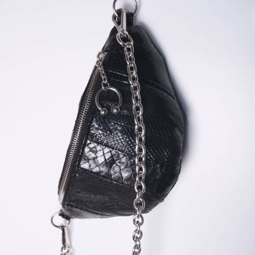 Mini sac banane - bandes python | EMPREINTES Paris - EMPREINTES Paris