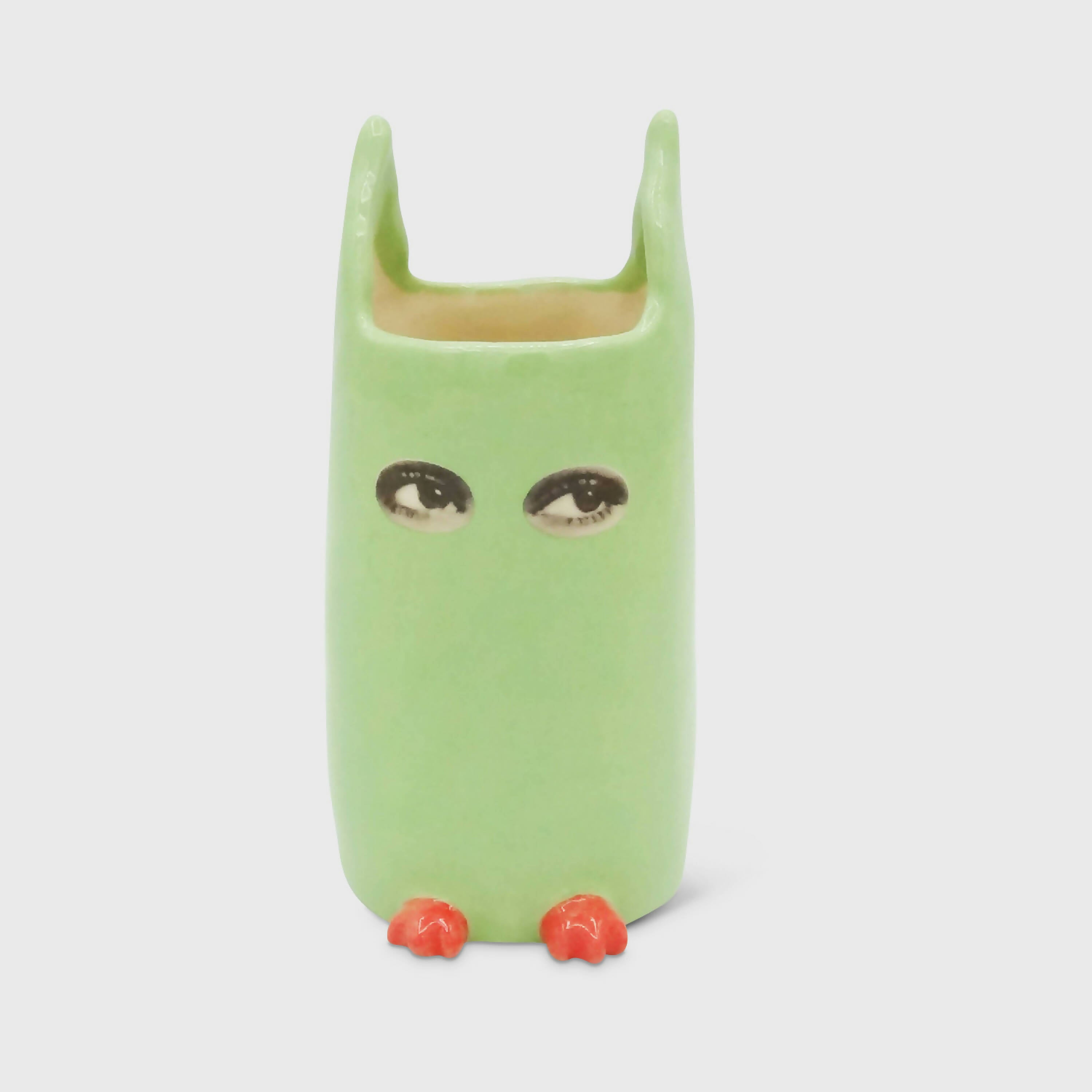 Vase Espionne vert, petit modèle | EMPREINTES Paris