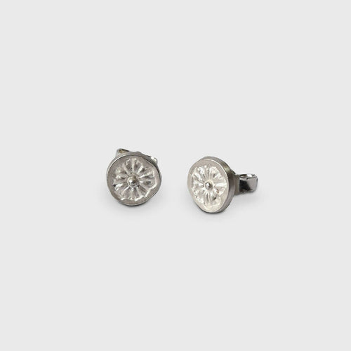 Boucles d'oreilles Poppy en argent | EMPREINTES Paris - EMPREINTES Paris