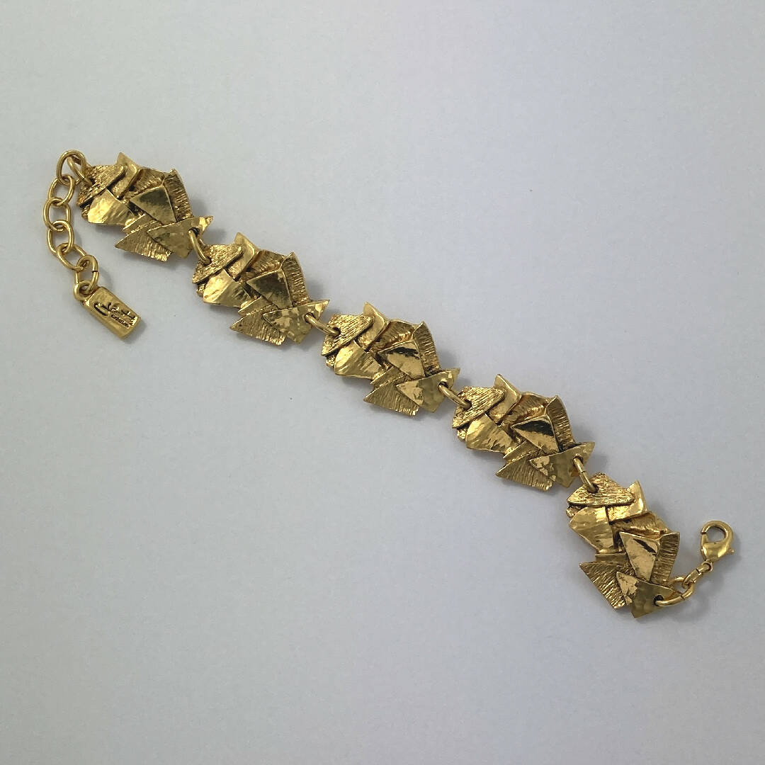 Bracelet en étain doré 10 | EMPREINTES Paris