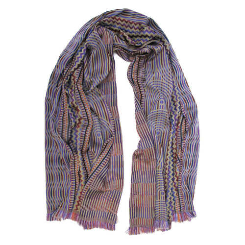 Écharpe maxi Laine Soie Multico Camel CINÉTIQUE | EMPREINTES Paris - EMPREINTES Paris