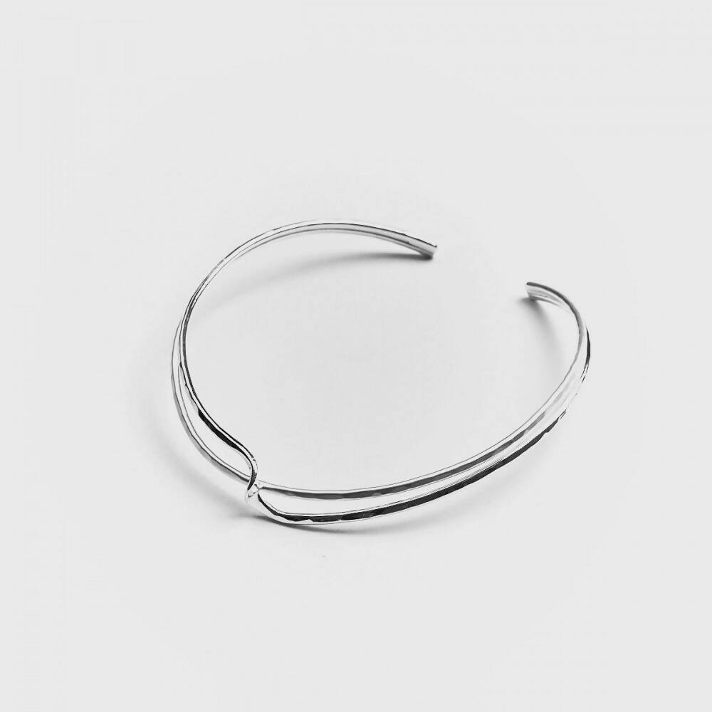 Collier Argent Double Lien d