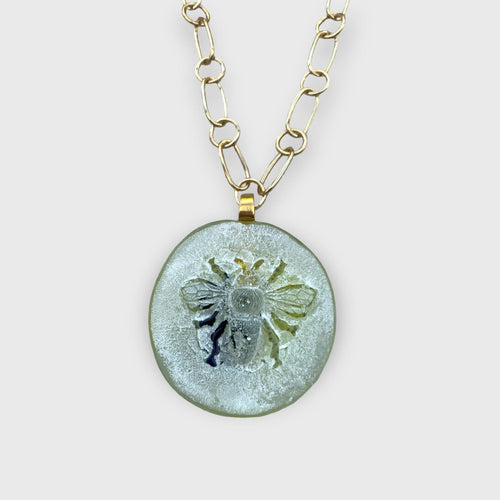 abeille, sautoir, printemps, insecte, bijou symbolique, ethnique, romantique, chic bohème, amoureux, collier pour femme, art déco, art nouveau, idées cadeaux pour elle, saint Valentin, piece unique, bijoux doré, tour de cou, pate de verre, cristal | EMPREINTES Paris - EMPREINTES Paris