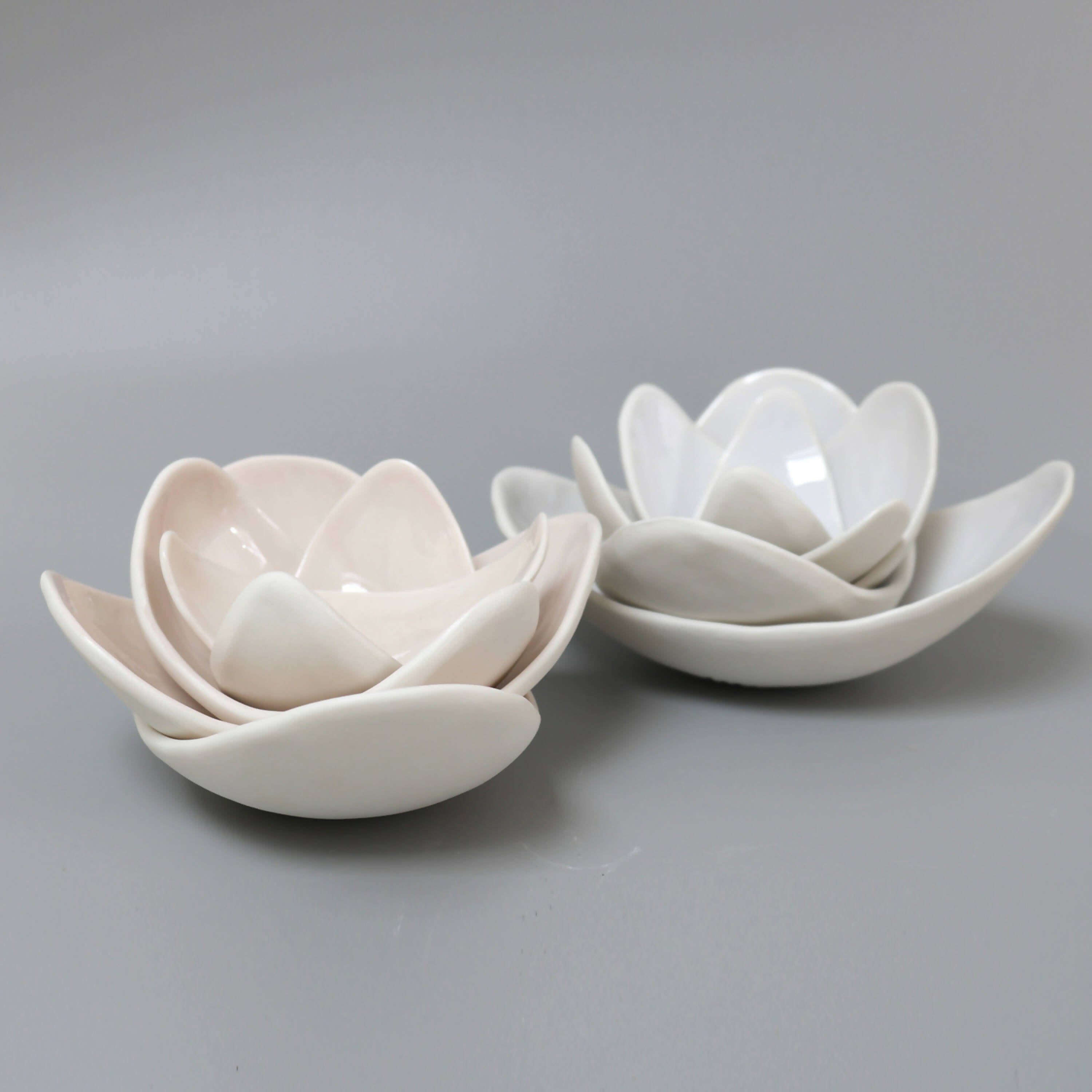 Set Lotus de 5 pièces en porcelaine | EMPREINTES Paris | EMPREINTES Paris
