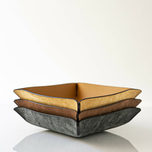 Vide poche en cuir marron clair | EMPREINTES Paris - EMPREINTES Paris