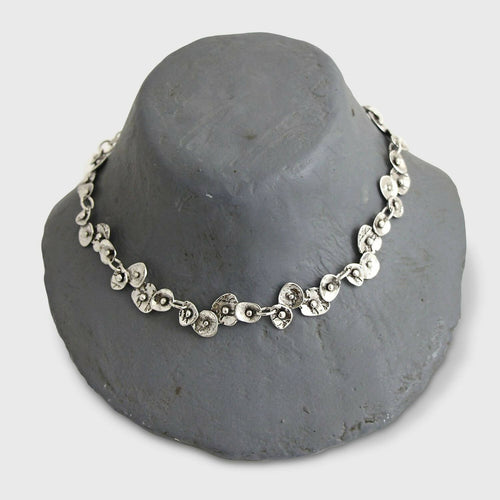 Collier réglable en étain argenté 5 | EMPREINTES Paris - EMPREINTES Paris