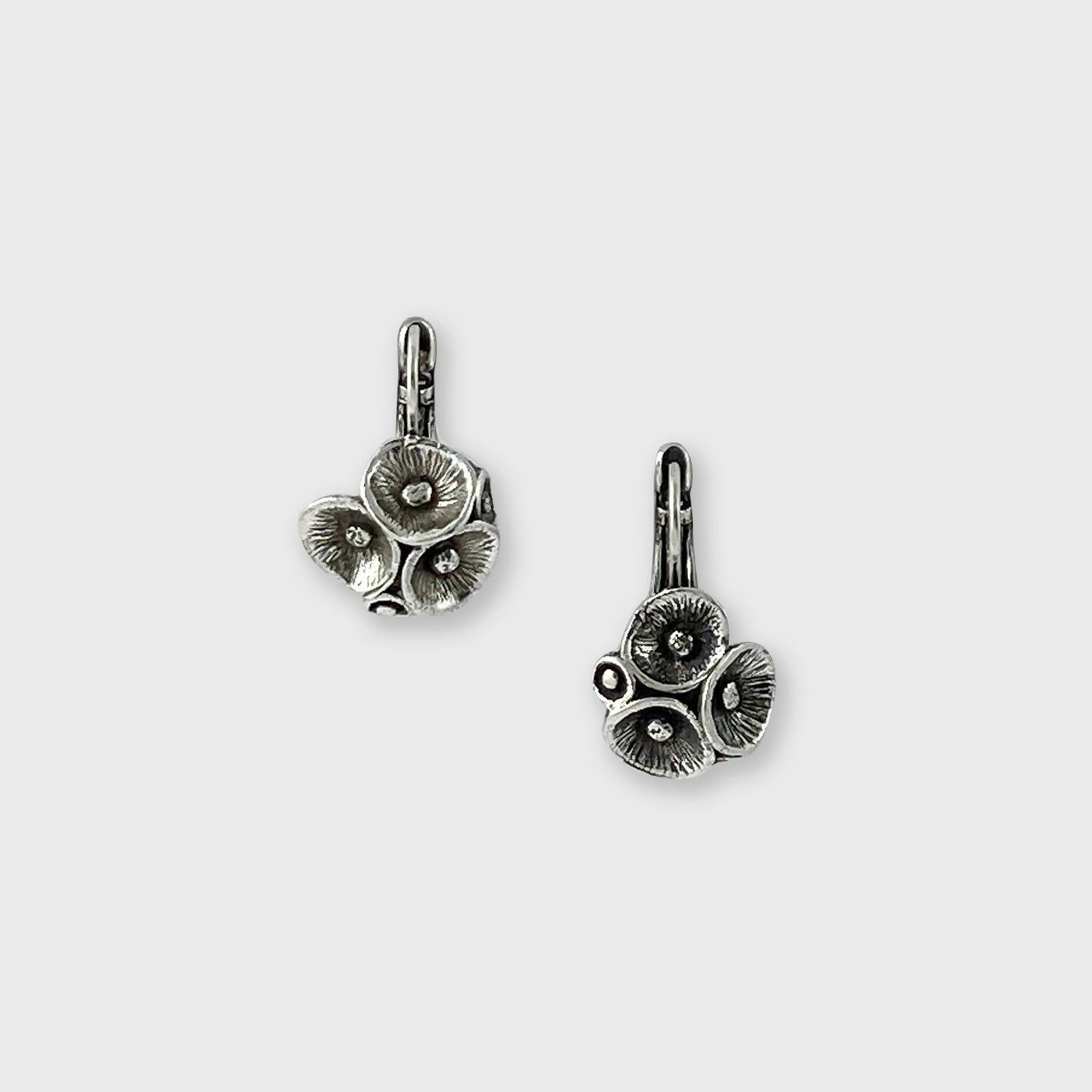 Boucles d’oreilles en étain Argenté 33 | EMPREINTES Paris