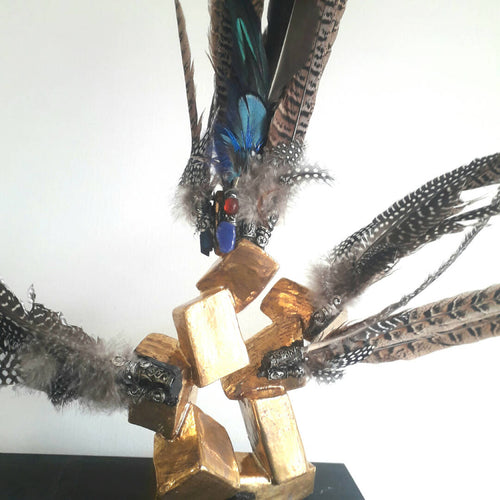 Sculpture OR+PLUMES-URCAGARY | EMPREINTES Paris - EMPREINTES Paris