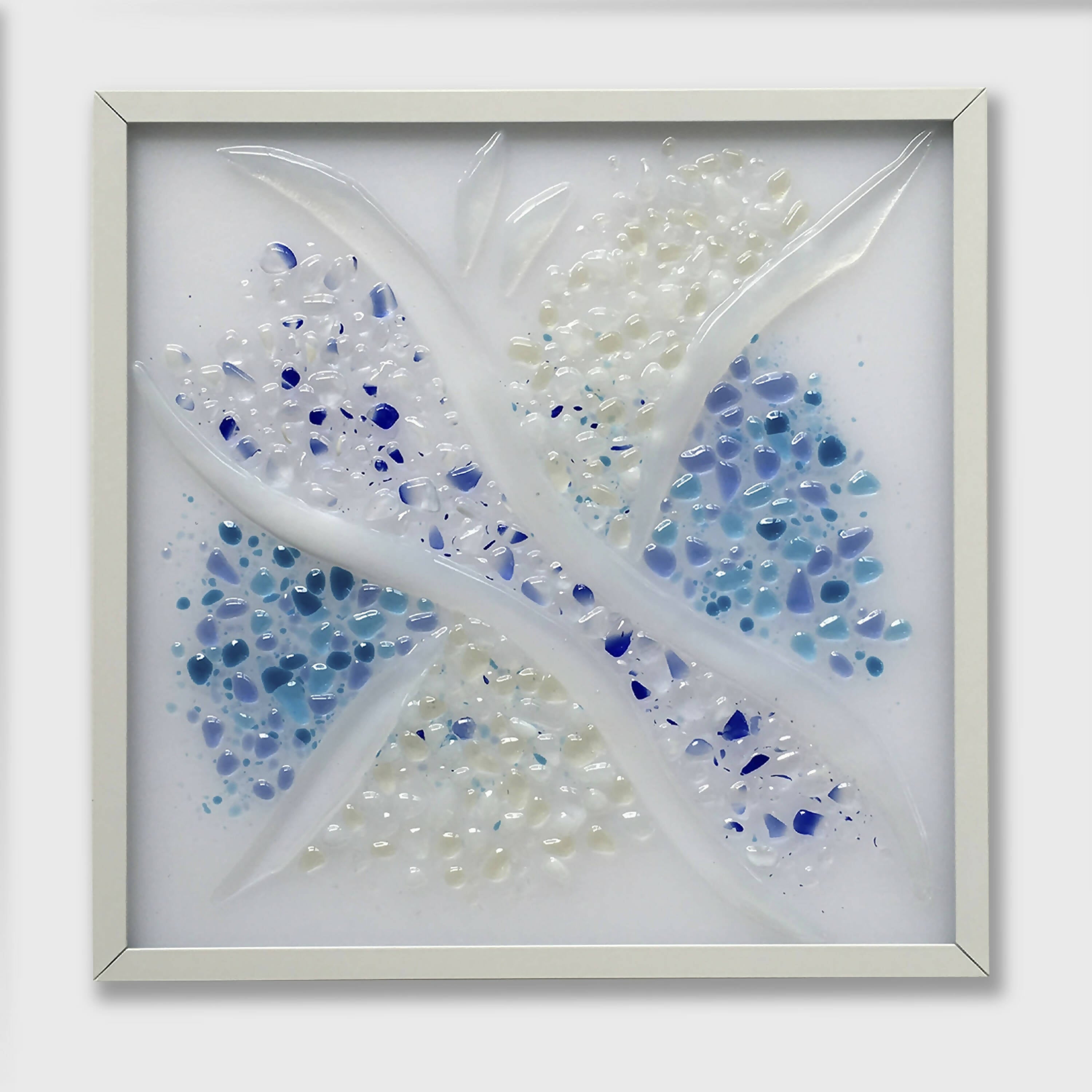 Applique carrée - Feu d’artifice bleu | EMPREINTES Paris