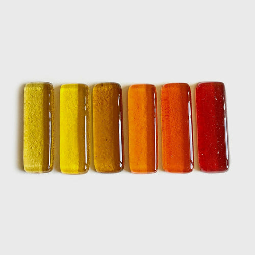 Coffret de 6 porte-couteaux barrettes couleurs chaudes | EMPREINTES Paris - EMPREINTES Paris