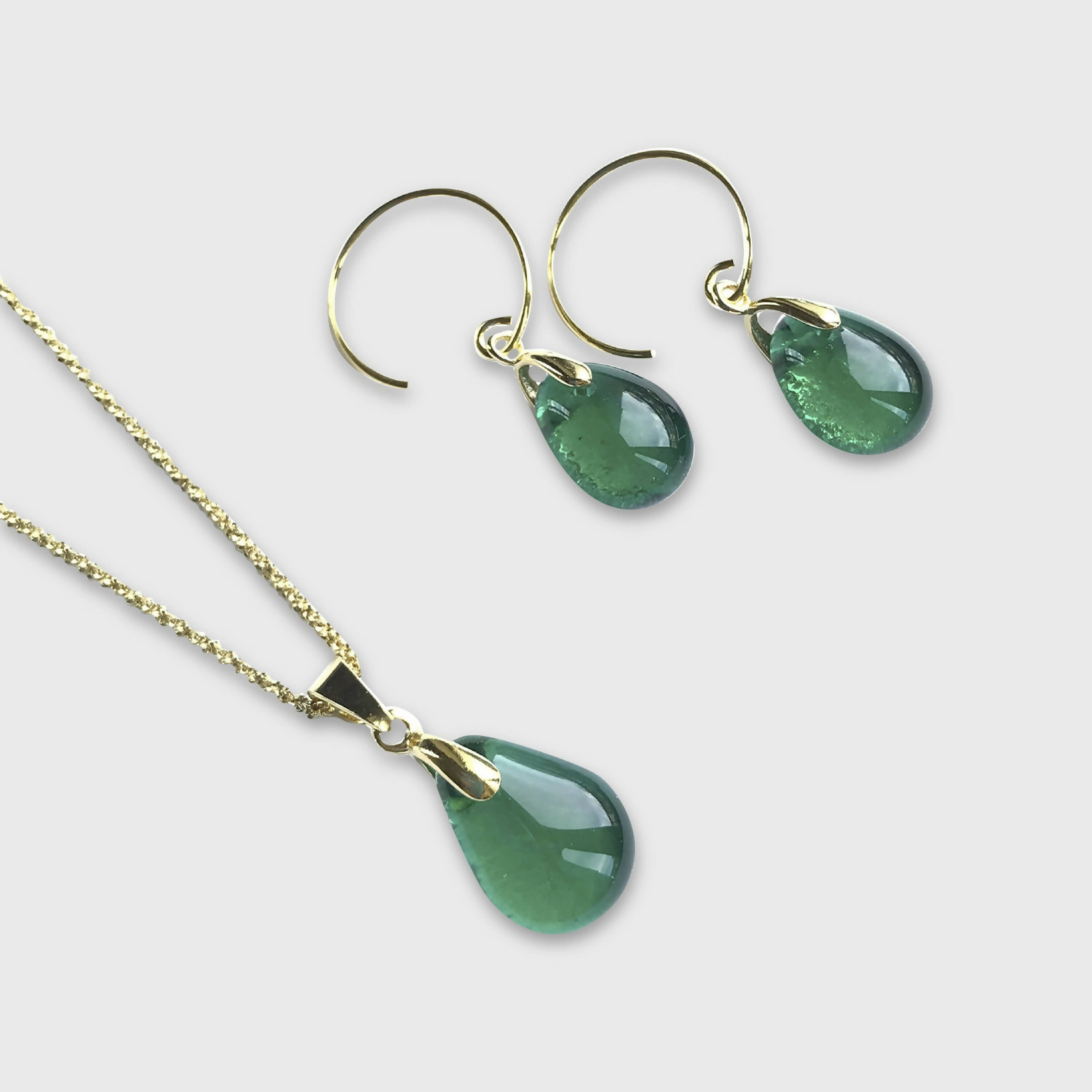 Parure Perle émeraude | EMPREINTES Paris