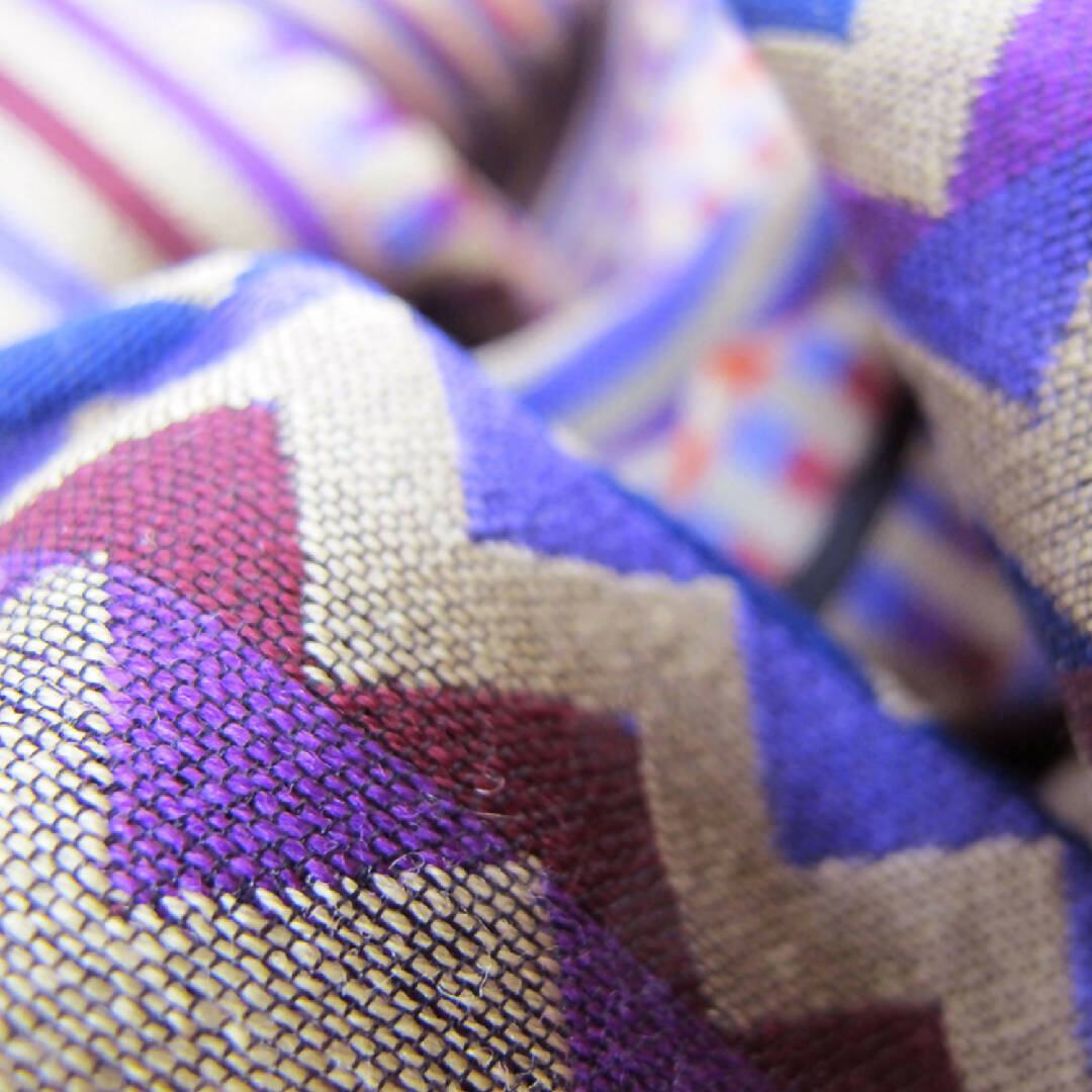 Écharpe maxi Laine Soie Multico Camel CINÉTIQUE | EMPREINTES Paris